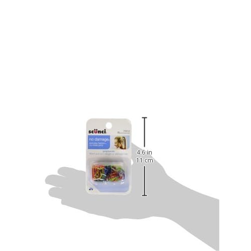 Scunci Bright Mini Polybands, 75 ct