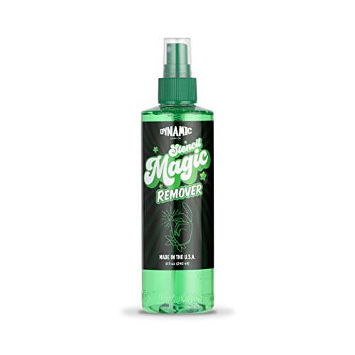 Dynamic Color Co - Stencil Magic Tattoo Solution and Remover, for Artists, Made in USA (8 oz Bottle Set)