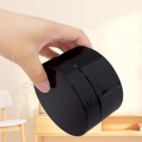 25 Pcs Plastic Jars with Lid 8 oz Plastic Cosmetic Containers Round Lotion Sample Containers Refillable Travel Jars Leak Proof Empty Cosmetic Jars for Storage Cream Powder Ointment Supplies(Black)