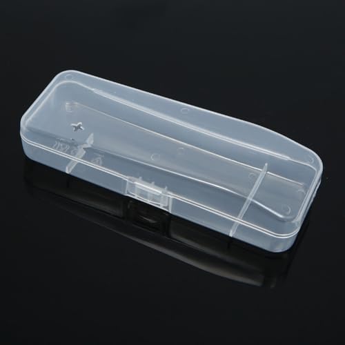 4 PACK White Transparent Shaving Box for Shaver Razor, Container Storage for Manual Razor System, Plastic Box Cover, Razor Protector, Shaving Accessories