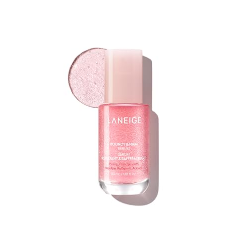 LANEIGE Bouncy & Firm Serum: Korean Slow Aging Collagen Serum with Peptides for Plumping, Firming, & Hydrating
