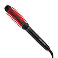 REVLON New and Improved SmoothStay Coconut Oil-Infused Heated Hair Styling Brush | 1¡± Barrel for Voluminous, Shiny Results (Black/Red)