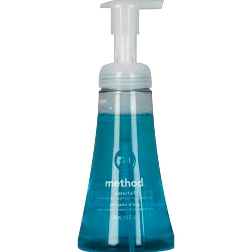 Method Foaming Hand Soap, Waterfall, Paraben and Phthalate Free, Biodegradable Formula, 10 Fl Oz (Pack of 4)