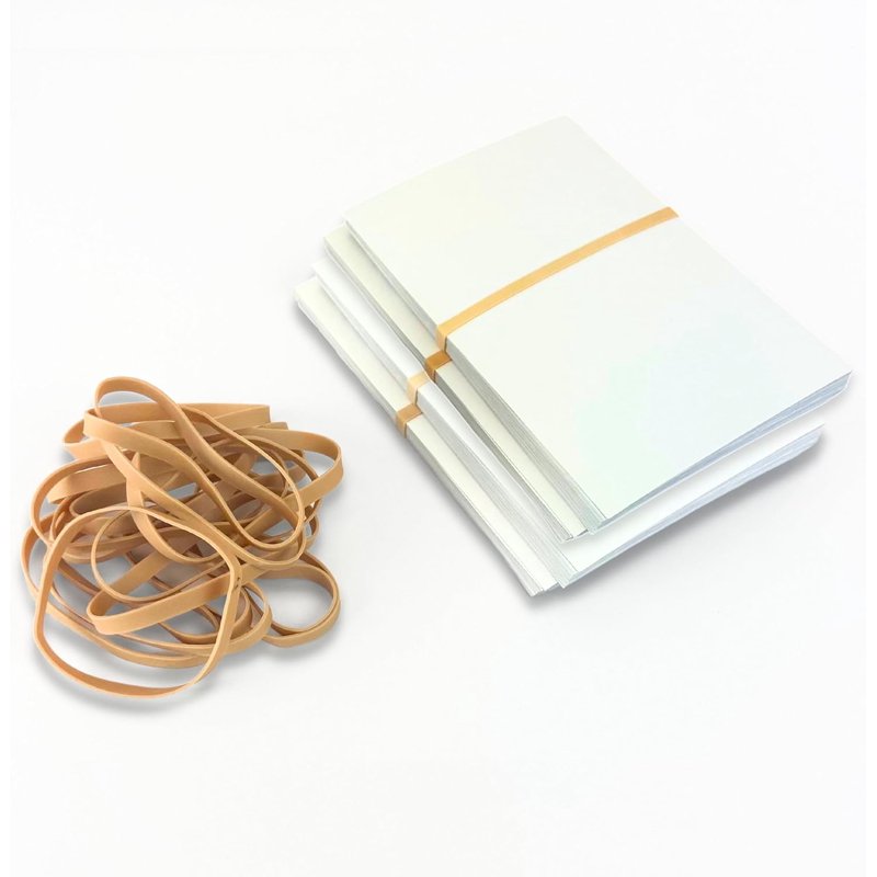 Size 64 Rubber Bands 3-1/2 x 1/4 Inch 3 Pack - Strong Elastics for Office & Home
