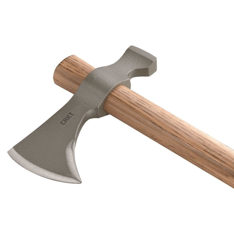 Outdoor Survival Tomahawk with Hickory Handle and Carbon Steel Blade