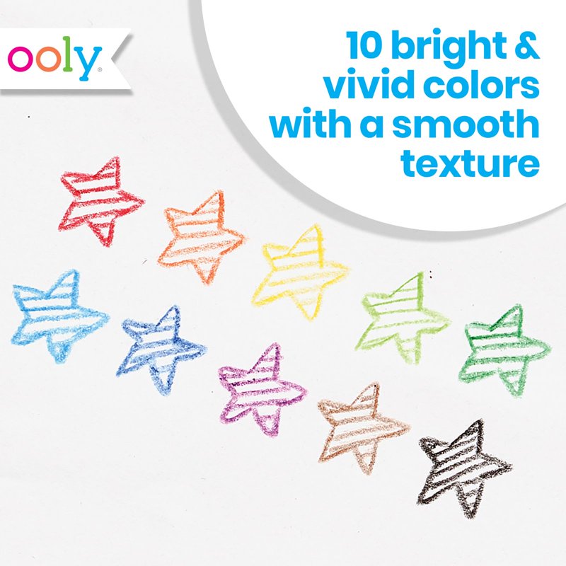 Scented Twist-Up Crayons with Fruit Scents - 12 Color Kids Art Supplies