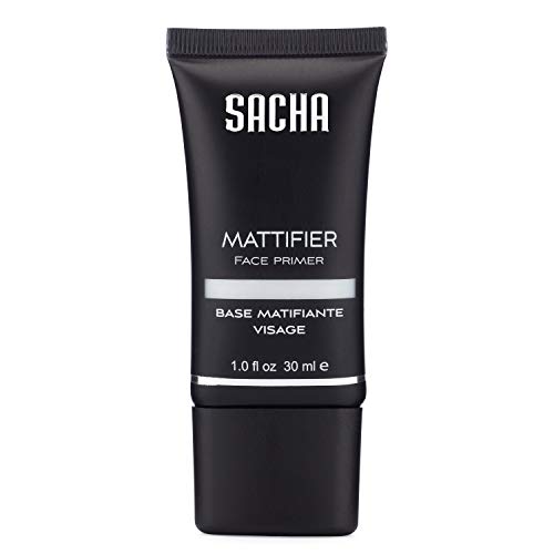 Sacha Mattifier, Mattifying Foundation Primer. Blurs Fine Lines, Pores and Wrinkles. Matte Face Primer and Hydrating Makeup Base for Oily, Combination Skin. 1.0 oz
