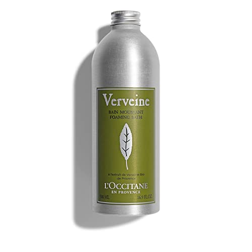L'OCCITANE Foaming Bath: Relaxing Lavender, Comforting Shea, Beautifying Almond Milk, Citrusy Verbena, Cleansing Bubble Bath, 16.9 Fl. Oz