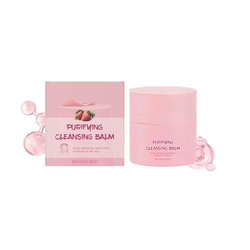 Strawberry Cleansing Makeup Remover, Gentle Makeup Removal, Removes Stubborn Makeup, Easy To Clean Without Greasy, Comfortable And Not Tight Skin. Refreshing Texture Is Easy To Clean.