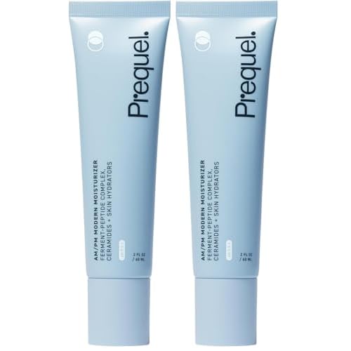 Prequel Skin AM/PM Modern Moisturizer ? Hydrating Face Cream with Peptides, Ceramides & Glycerin for Dry, Sensitive, or Combination Skin ? Non-Greasy Moisturizer for Barrier Support (Pack of 2)