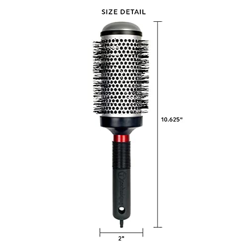 Cricket Technique Thermal Hair Brush #390 2¡± for Curling, and Styling ? Heat-Retaining Barrel with Anti-Static Tourmaline Bristles, Round Thermal Brush, Ideal for All Hair Types