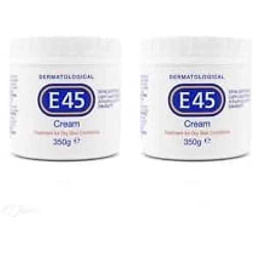 E45 Dermatological Cream Treatment For Dry Skin Conditions (350G) Pack Of 2