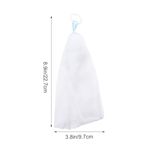 5PCS Exfoliating Foaming Net Premium Effective Easy Maker Face and Body Face Cleansing Soap