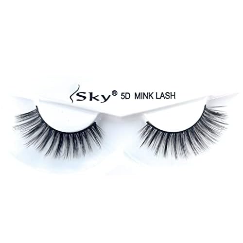 Eyelashes - 5D FAUX Mink Lash - Light weight, Soft touch, Reusable, False eyelashes, Mink Eyelashes, soft lash, Beauty, Sky beauty supplies - 888-5D5