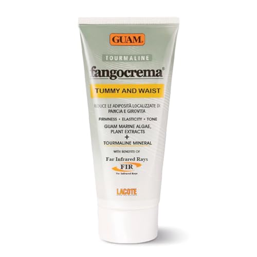 Guam Anti-Cellulite Cream for Belly ? Hot Skin Tightening Stomach Cream with Black Tourmaline ? Natural Cellulite & Tummy Firming Treatment (150 ML)