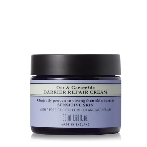 Neal's Yard Remedies Oat & Ceramide Barrier Repair Cream, Vegan & Cruelty-Free, 1.69 fl. oz.
