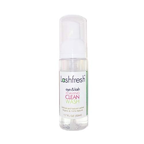 Foaming Clean Wash for Eyelash Extensions and Natural Lashes 50ml, Organic & 100% Natural. Sensitive formula.