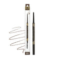 EBIN NEW YORK Micro Brow Pencil Natural Brown ? Fine Tip Brow Pencil with Smooth Application & Built-In Blending Brush
