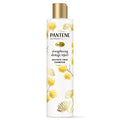 Pantene Sulfate Free Shampoo, Hair Strengthening Anti Frizz Damage Repair Shampoo with Castor Oil, Safe for Color Treated Hair, Nutrient Blends, 9.6 oz