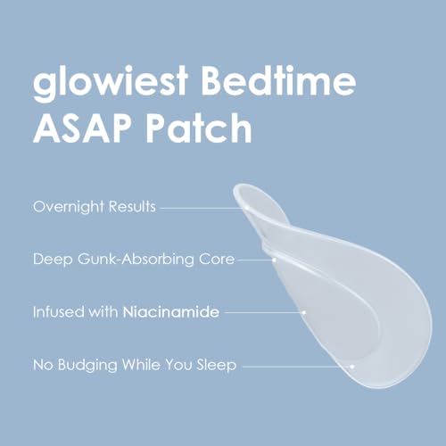 glowiest ASAP Active Spot Alleviating Patch [Bedtime] 52 Patches 8mm (16ea), 10mm (20ea) & 12mm (16ea) | Premium Hydrocolloid Dressing | Simple & Easy Active Treatment