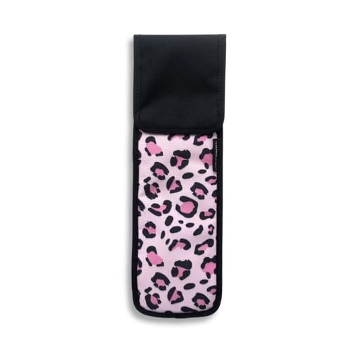 The Beachwaver Co. Storage Pouch - Pink Catwalk | Hot Tool Storage Bag - Fits all Beachwaver Curling Irons & Flat Irons! | Travel Friendly, Heat-Resistant Lining
