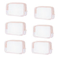LED Lighted Travel Makeup Mirror with 1x/5x/10x Magnification, Hand Held Pocket Vanity Mirror with Lights, Touch Button,Compact, Portable Mirror for Handbag and Purses(Pink)