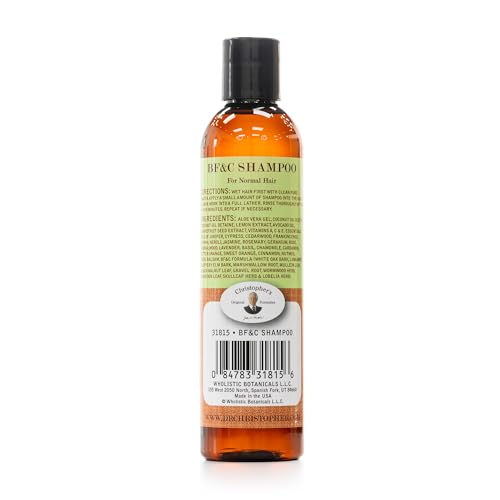 Christopher's Original Formulas BF&C Shampoo, Sulfate Free Shampoo, Organic Hair Care for Women and Men, Paraben Free Clean Hair Products, Scalp Treatments.