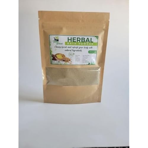 Herbal Bath Powder, Herbal Face Mask Powder ? 3-in-1 Traditional Skincare for Face & Body, Face Pack and Gentle Scrub, Dry Herbal Powder, 100 g, Made in India, Packed in USA