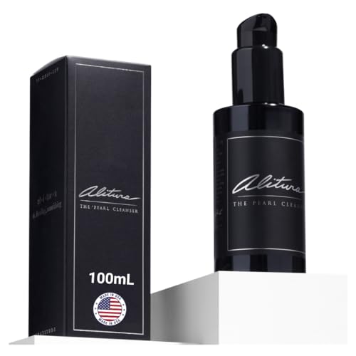 Alitura Pearl Facial Cleanser for Men & Women 100 ml ? Anti-Aging Face Wash with Marine Collagen, Sea Kelp & Organic Botanicals ? Hydrating Gentle Exfoliant for Clear, Smooth Skin ? 3.4 oz Travel Size