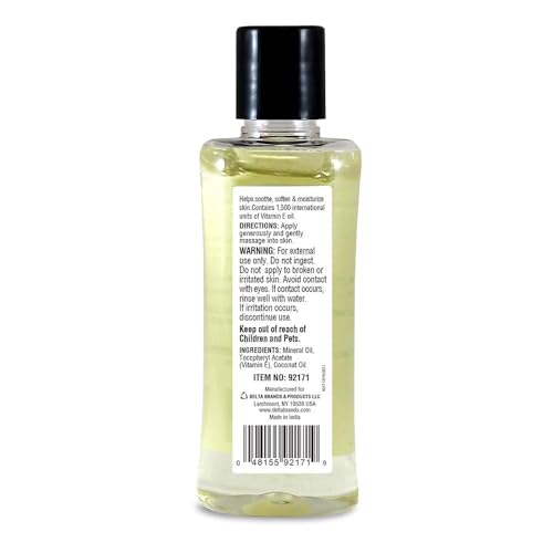 PERSONAL CARE VITAMIN E BODY Oil 4 FL OZ & DRY SKIN (pack of 4)