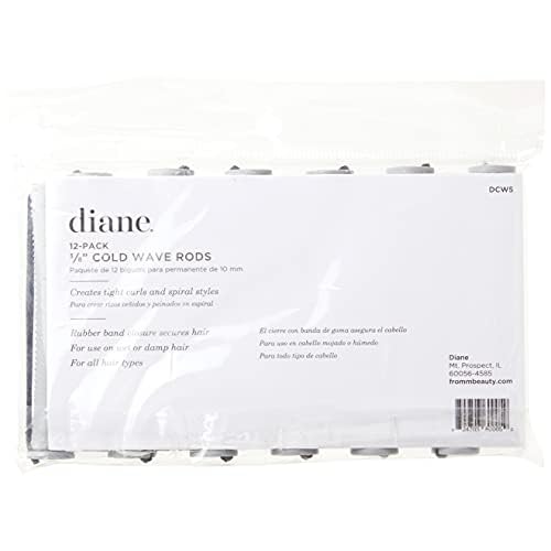 Diane Cold Wave Rod, Gray, 3/8", 12/bag (Pack of 12)