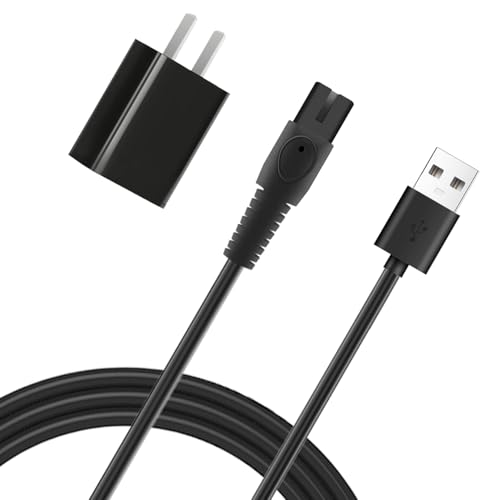 5V Replacement Charger Set with USB Cable for Philips Norelco - Compatible with MG9520/20, MG9510/60, MG5910/49 Models, Compatible Power Adapter and Cord