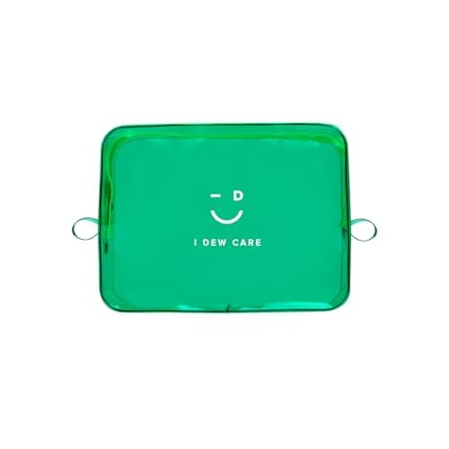 I DEW CARE Lip Scrub - Cushy Crush, 1.05 oz. + Green Pouch Bundle
