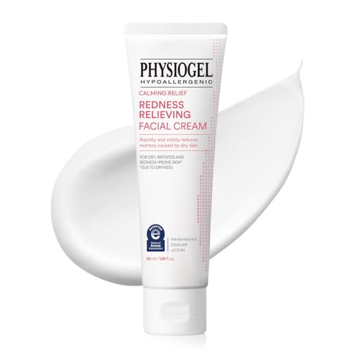 Physiogel Redness Reducing Cream ? Ceramide Moisturizer for Dry, Sensitive & Redness-Prone Skin, Repairs Skin Barrier, Dermatologist-Tested, Fragrance-Free, Korean Skincare, 1.69 fl oz