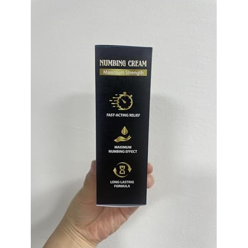 Numbing Cream for Skin, Long Lasting with Arnica and Emu Oil 1.5 Fl Oz