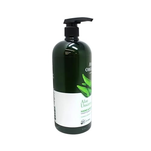 Avalon Organics Hand & Body Lotion for Dry Skin Aloe Unscented, 32 OZ