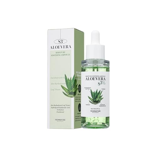 Aloe Vera 83% Moisture Soothing Ampoule 50 ml ? Hydrating& Calming Skin & Moisturizing with Hyaluronic Acid