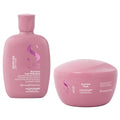 Alfaparf Milano Semi di Lino Moisture Nutritive Sulfate Free Shampoo and Hair Mask Set for Dry Hair - Hydrates, Nourishes, Softens - Safe on Color Treated Hair - Adds Shine and Softness