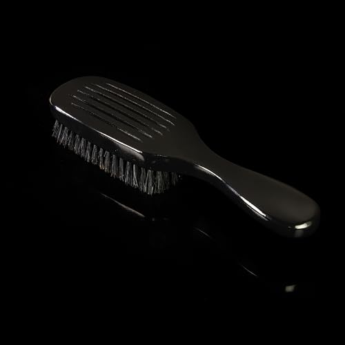 Torino Pro Wave Brush #801-8 Row Soft bristles -100% Pure Boar Bristles - Great for laying down your 360 Waves