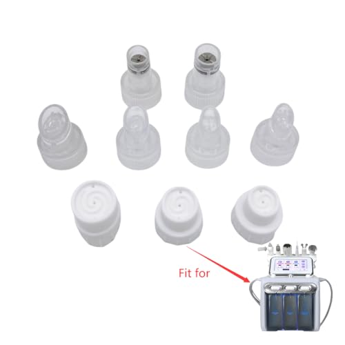 9 Tips For Hydro Dermabrasion Aqua Peel Water Scrub Tips Heads Water Peeling Facial Care Skin Cleaning Tool Spare Parts