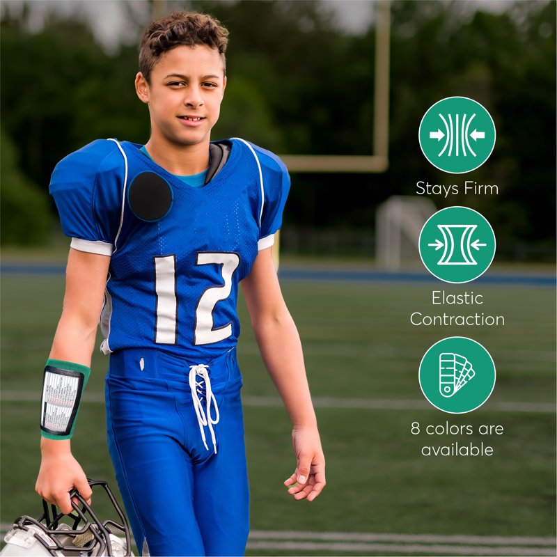 Football Play Wristbands with Playbook Compartments - Youth & Adult Sports Gear
