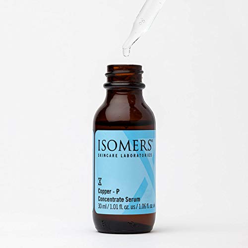 Isomers Copper P (Peptide) Concentrate Serum - Anti-Wrinkle Effect Face Serum, Replenishes, Hydrates & Restores Skin, 30ml