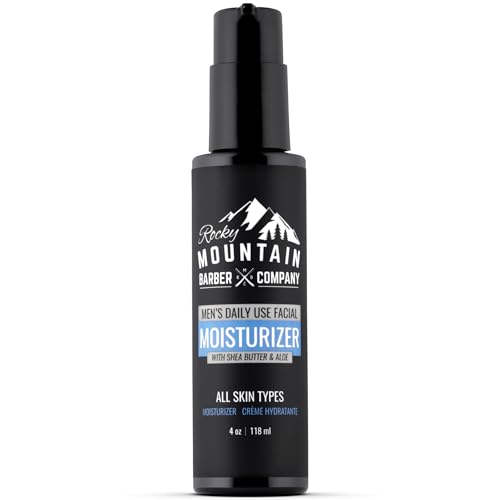 Men's Face Moisturizer - With Shea Butter, Jojoba Oil, Argan Oil & Vegetable-Derived Glycerin - Fragrance-Free Formula For All Skin Types