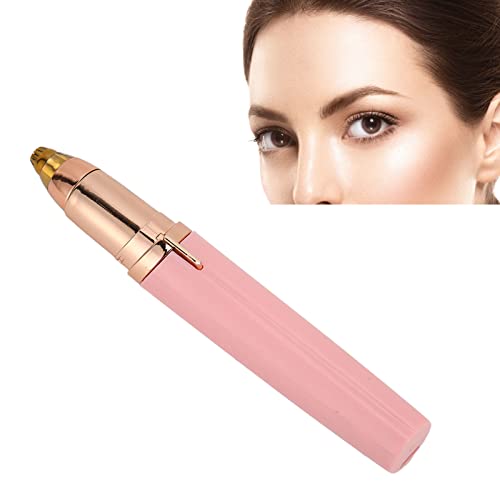 ZJchao Nose Hair Trimmer For Women, Waterproof Rechargeable with LED Light Facial Hair Removal Tools Eyebrow Trimmer For Women Facial Hair Remover with Brush for Women Face Body Nose Ear