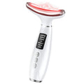 Red Light Therapy for Face & Neck, Face Massager Tool for Anti-Aging, Skin Facial Sculptor, 7-Color LED Phototherapy Device with Lifting, Heat & Vibration, Firming, Rechargeable Beauty Tool