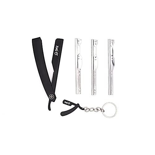 Tomb45 Triple Cartridge Shaving Kit (Triple Cartridge Razor Handle PLUS 2 Shave Gels)