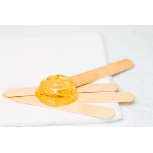 Spa Stix Large Waxing Sticks. Natural Wood Body Hair Removal Sticks Applicator. Size is 6 Inches x 3/4. Wooden Waxing Sticks. Pack of 500Count