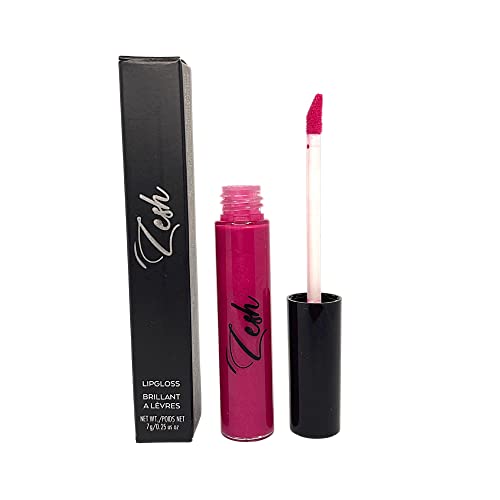Pink Lip Gloss - Enriched with antioxidant vitamin E and natural vanillin extract, 7g, Made in Canada