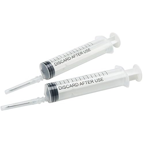 Travelwell ECO Amenities 25ml Clear Plastic Empty Bottles with Screw Cap BPA-free Set of 50 With Injector Syringes