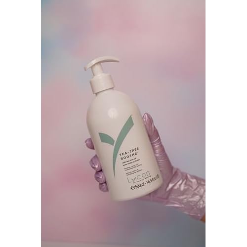 Lycon Tea Tree Soothe, Salon-Quality Post Wax Body Moisturizer with Tea Tree Oil, Rose and Chamomile, 16.9 oz